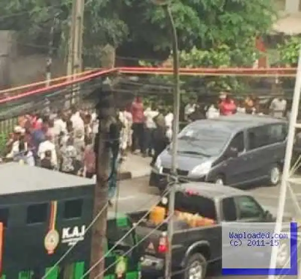 Photos: DSS Arrest Fuel Black Market Sellers In Lagos This Morning!